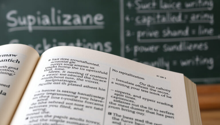 Auf Englisch groß oder klein? Richtige Schreibweise & Regeln